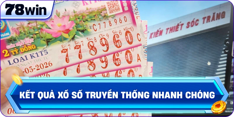 Kết quả xổ số truyền thống nhanh chóng